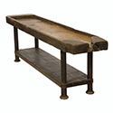 Antique Bean Sorting Table