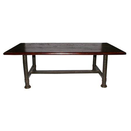 Dining Table with Iron Legs