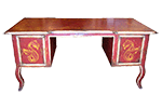 Handpainted Wood Desk