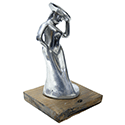 Silver Plated Statue
