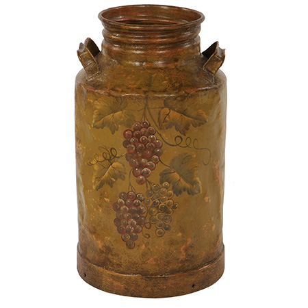 Handpainted Milk Canister