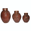 Set of 3 Handmade Jars